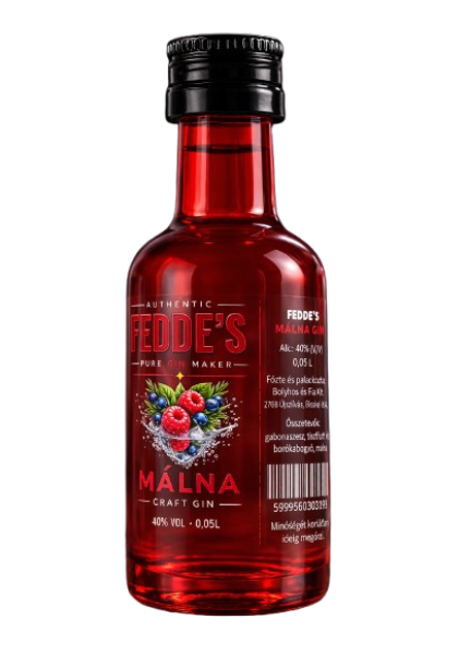 Fedde's málna craft gin (0.05 liter)
